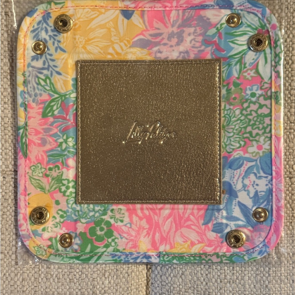 Lilly Pulitzer GWP Catch All Tray - Multi Bright Delight Patch